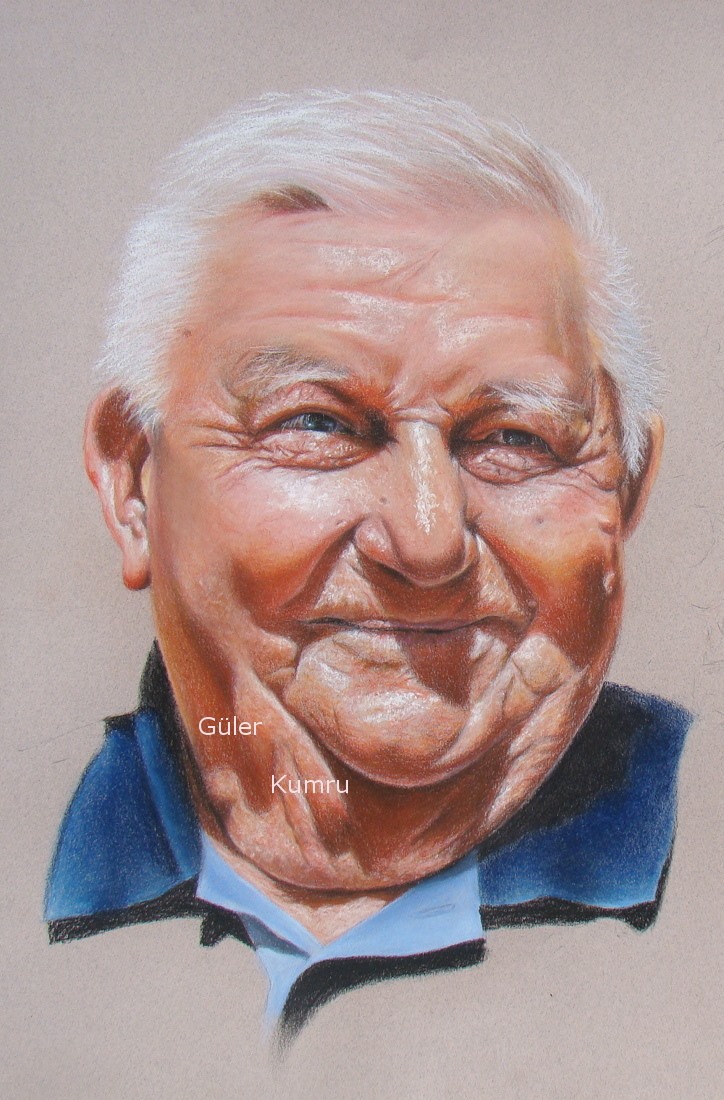 portrait couleur peinture